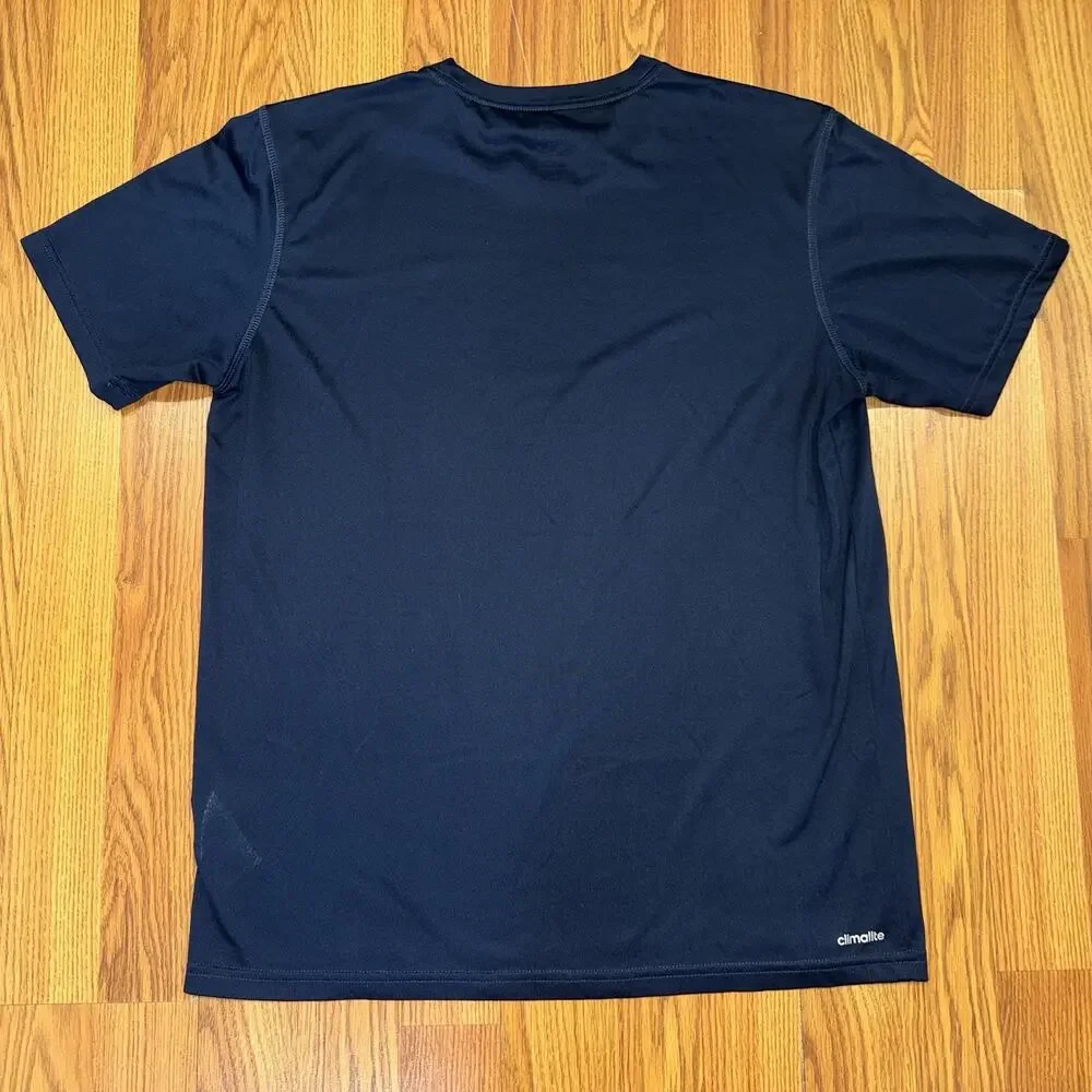 Men’s Adidas‎ Climalite Short Sleeve Navy T Shirt Size M